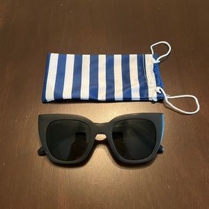 TOM’S Black Cat Eye Sunglasses